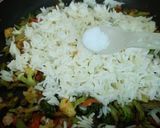 A picture of step 4 of Veg Fried Rice.