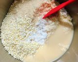 Hình bước làm 2 của món Bánh Dừa Hạnh Nhân