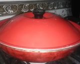A picture of step 9 of Two tones biscuits baked in Karahi(wok).