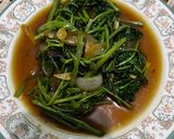 Foto langkah ke 5 dari resep Tumis kangkung saos tiram.