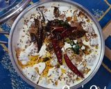 A picture of step 6 of Hyderabadi Dahi Badey.