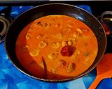 A picture of step 6 of Jhinga or Prawn Malai Curry (Jhinga Masala).