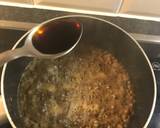 Gluten free red quinoa with curry lentils