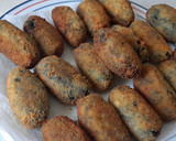 Foto del paso 6 de la receta: Croquetas de espinacas y piñones