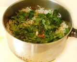 A picture of step 6 of A celebration of veggies: Mushroom dum biriyani.
