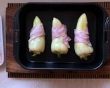Foto del paso 4 de la receta: Toritos de Chile Güero con bistec, tocino y soya