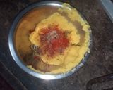 A picture of step 8 of Bihari dal puri.
