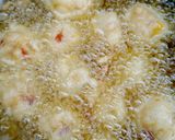 A picture of step 6 of Yam balls.