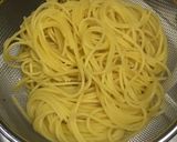 รูปขั้นตอนการทำที่ 1 ของ สปาเก็ตตี้หมึกดอง 塩辛のパスタ