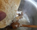 A picture of step 3 of Bhagary fried rice.