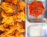 A picture of step 3 of Leftover Daal Pakode.