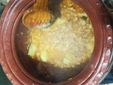 Chicken keema in handi
