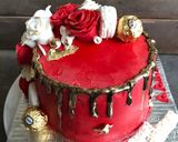 A picture of step 5 of Red velvet cake.