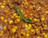 A picture of step 1 of Githeri #jikonichallenge.