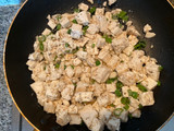 Zucchini con tofu