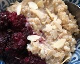 A picture of step 3 of Blackberry and cardamom rice pudding - vegan.