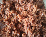A picture of step 6 of Dates halwa.