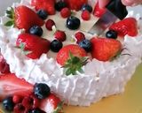 Foto del passaggio 6 della ricetta Torta al cioccolato e frutti di bosco