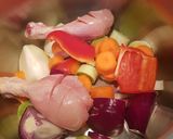 A picture of step 1 of Canarian Chicken Noodle Soup (Stovetop and Pressure Cooker).