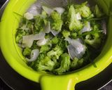 A picture of step 4 of Broccoli Almond soup.