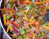 A picture of step 1 of Liver Sauce.