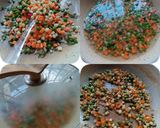 A picture of step 1 of Broken Wheat Upma with Mixed Veggies.