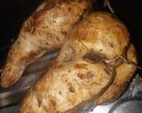 A picture of step 1 of Sweet potato with groundnut.