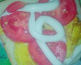 A picture of step 7 of Chicken Tomato Cheese Sandwich.