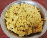 A picture of step 1 of Surti Sev Khamani.