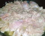 A picture of step 5 of Chicken white karahi.
