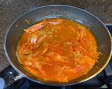 Foto del paso 5 de la receta: Pasta con salsa de gamba roja