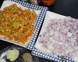 A picture of step 1 of Indian chole.