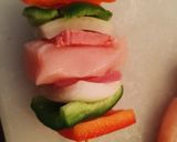 Foto del paso 2 de la receta: Brochetas de pollo