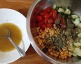 Avokádós paradicsomsaláta-sült hallal és steak burgonyával recept fázis 2 fotója