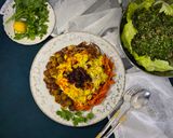 صورة لخطوة 12 من وصفة الأرز بالجزر وكرات اللحم
