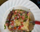 A picture of step 4 of Egg bread toast with a twist.