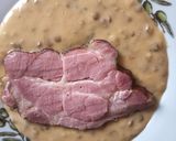 Lencsefőzelék füstölt tarjával recept fázis 4 fotója
