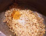 A picture of step 1 of Methi Dal.
