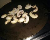 A picture of step 2 of Corn & mushroom cheese sandwich.
