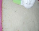 A picture of step 10 of Flag cake without oven.