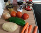 Foto del paso 1 de la receta: Carne picada con verduras