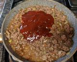 A picture of step 12 of Easy Peasy BBQ Sloppies.