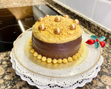 Foto del paso 13 de la receta: Tarta con crema pastelera de turrón