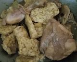 Foto langkah ke 3 dari resep Bacem tempe dan ayam.