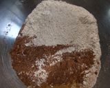 Foto del paso 1 de la receta Budincitos de algarroba con azúcar morena y almendras tostados