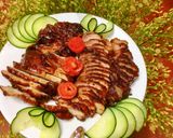 Hình bước làm 4 của món Thịt heo chiên, ram nước mắm