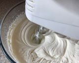 A picture of step 2 of Mango no bake icebox cake.