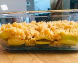 Une image de l'étape 4 de Crumble Kiwi Pomme et Chocolat.