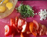 A picture of step 1 of Three Color Egg Fry.