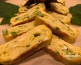 A picture of step 8 of Scallion Egg Roll Omelet.